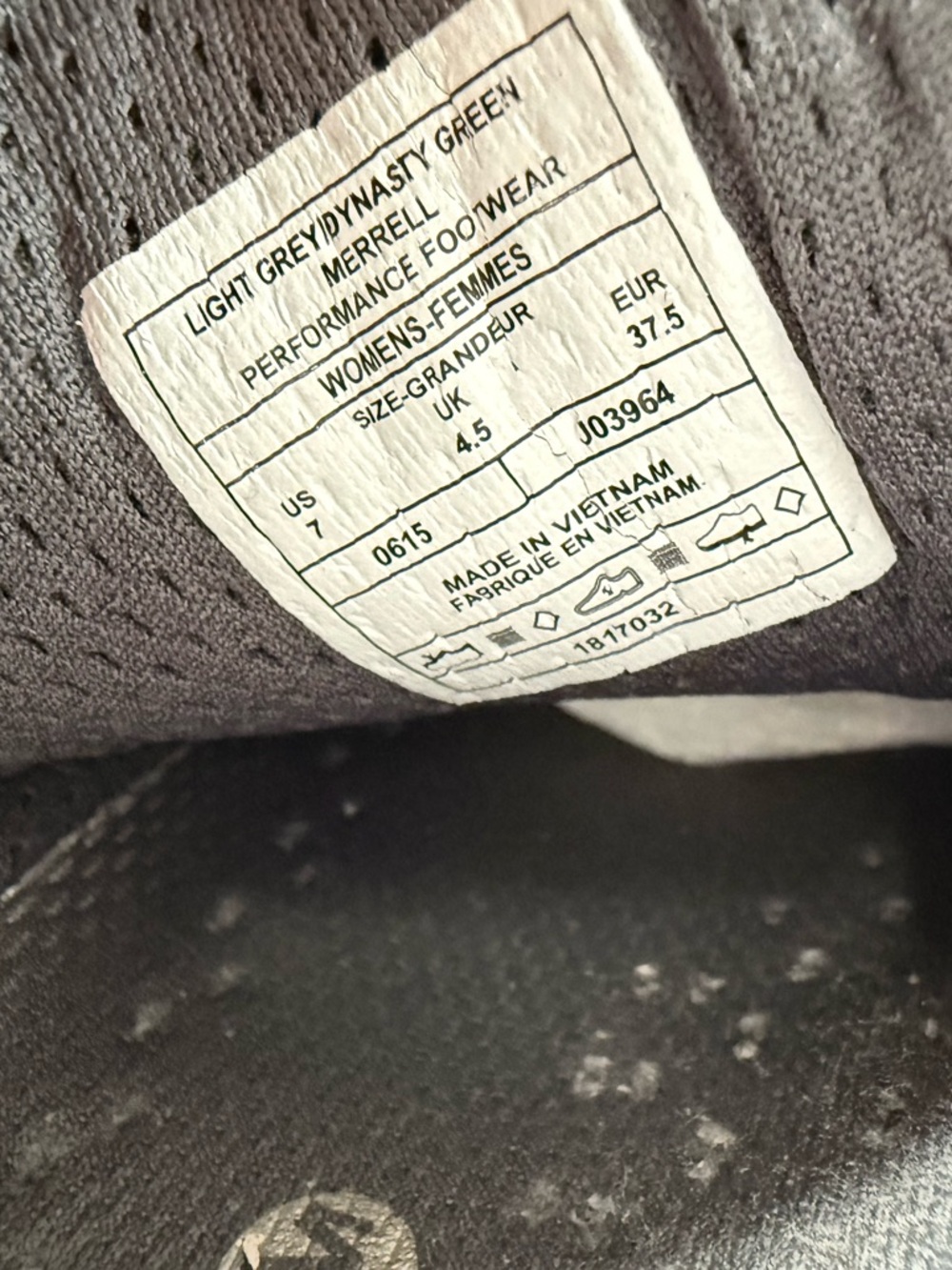 Merrell Gray & Teal Outdoor Trail Sneakers - Picture 3 of 12